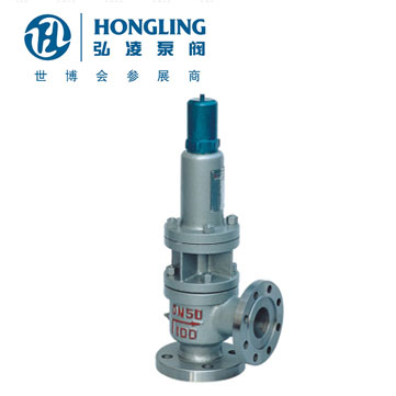帶散熱器彈簧全啟式安全閥A40Y